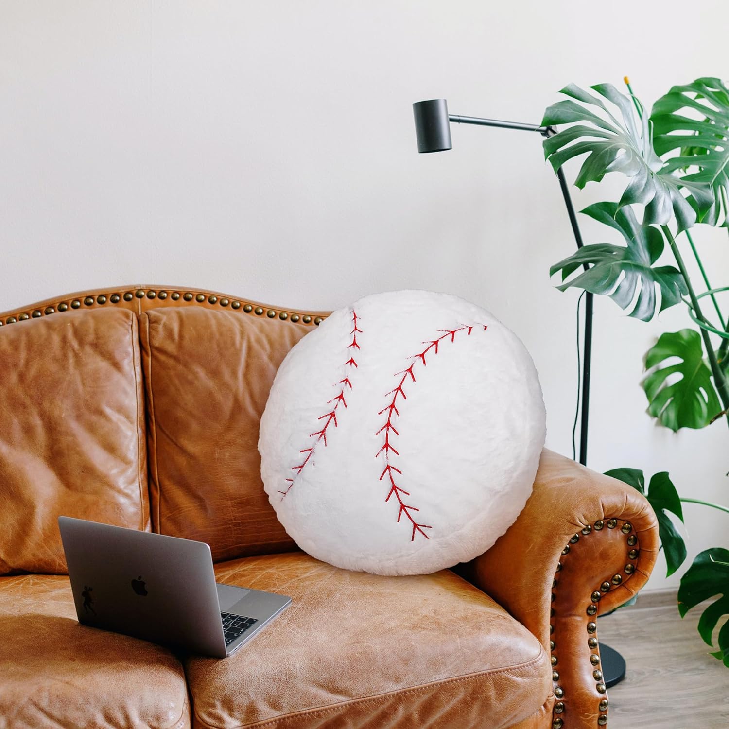 OurHonor 18 Inch Baseball Plush Pillow Toy