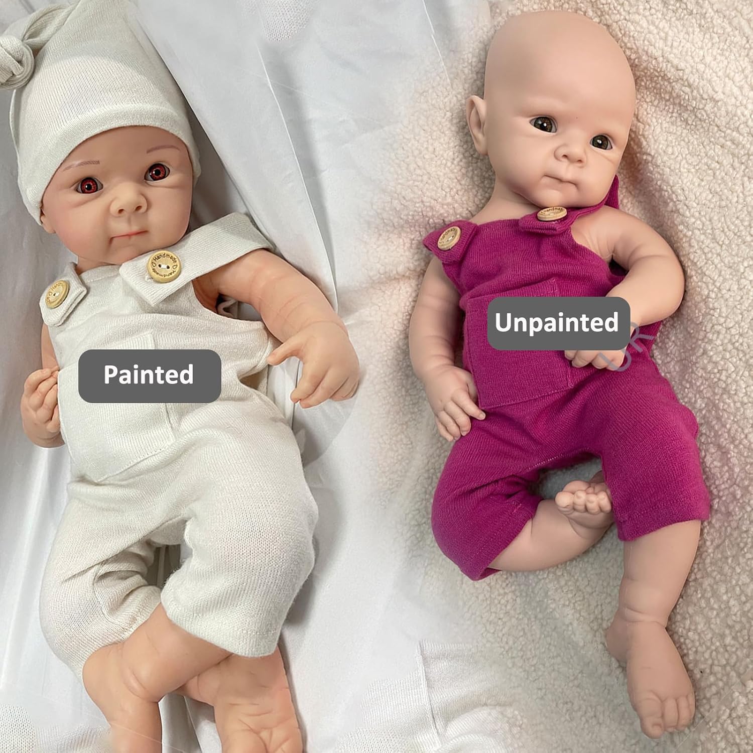 Oppaionaho 19 Silicone Reborn Baby Doll with Birth Certificate