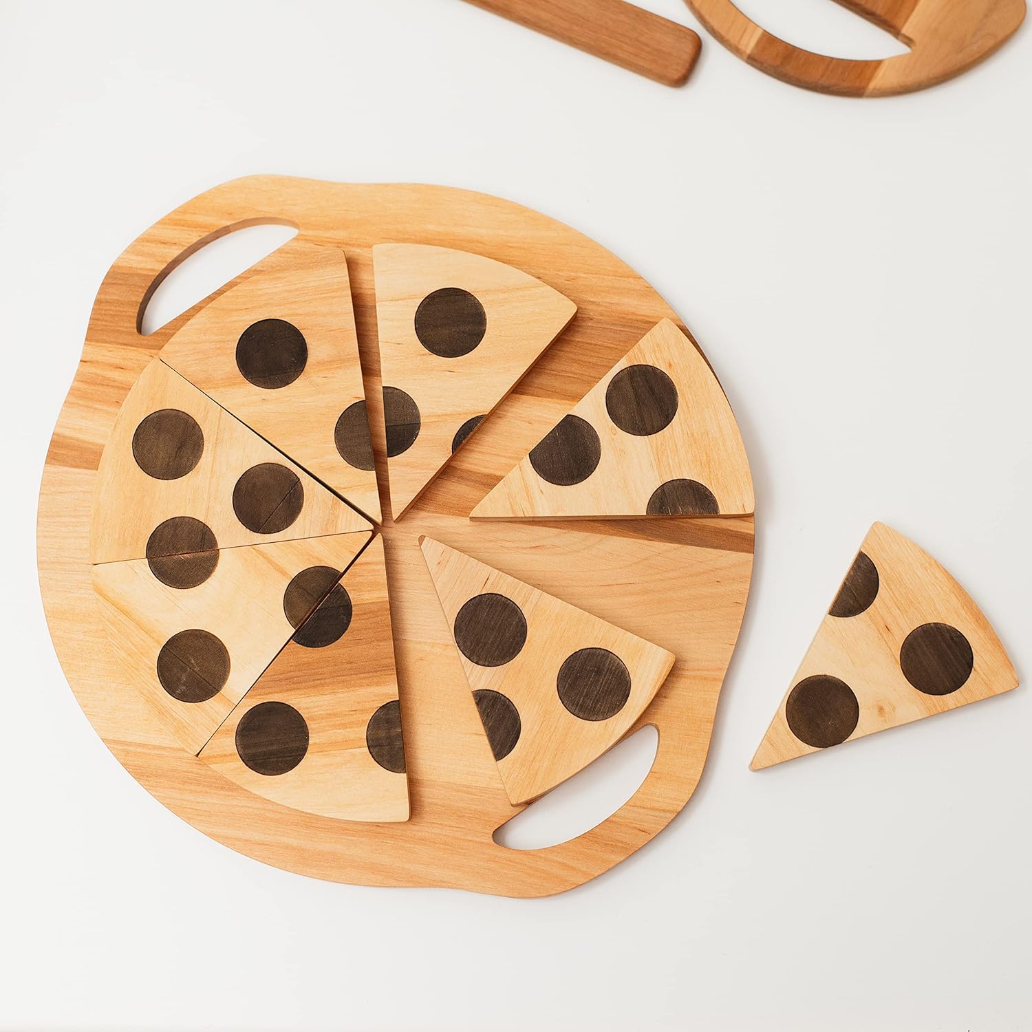 Enjoy The Wood Pizza Kitchen Toy Wooden Pretend Play Set
