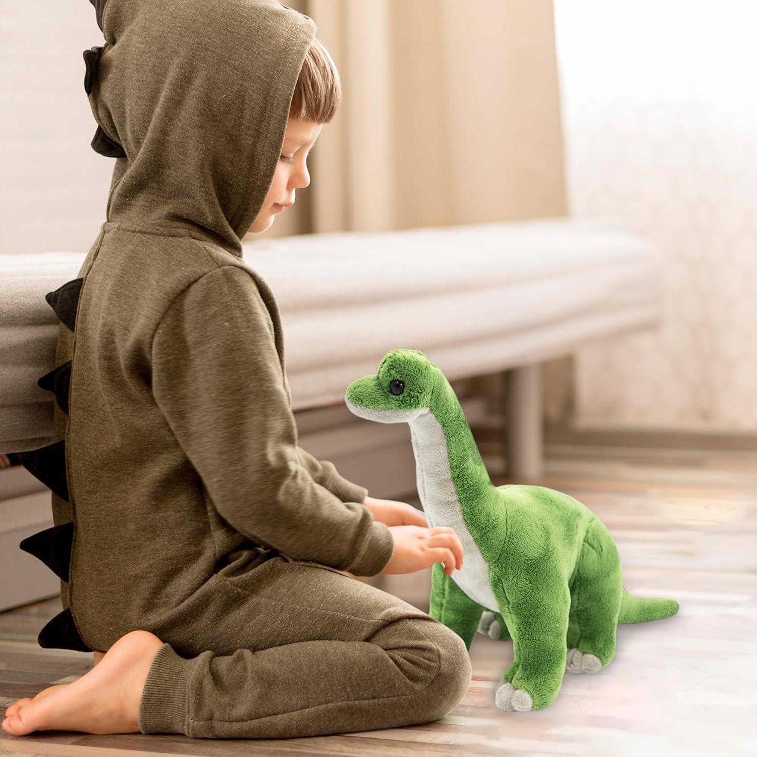 ArtCreativity Big Cozy Plush Brachiosaurus Dinosaur