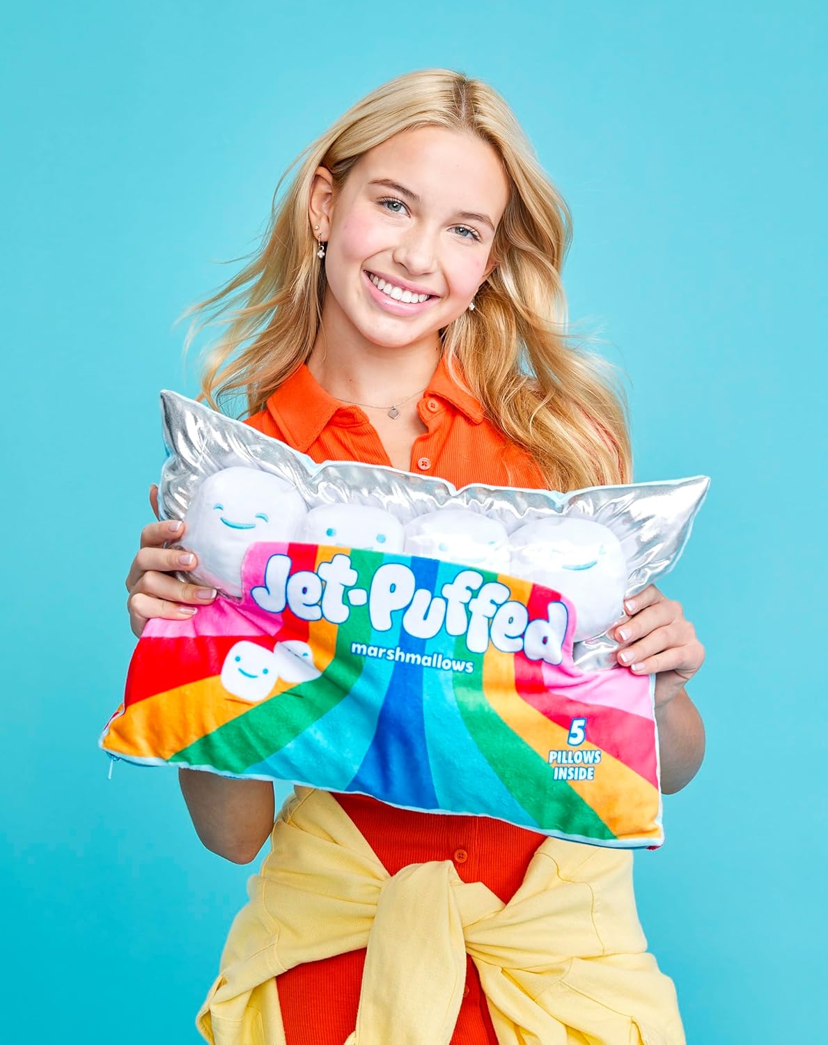 iscream Marshmallow Pillow Set 175x11 Inch