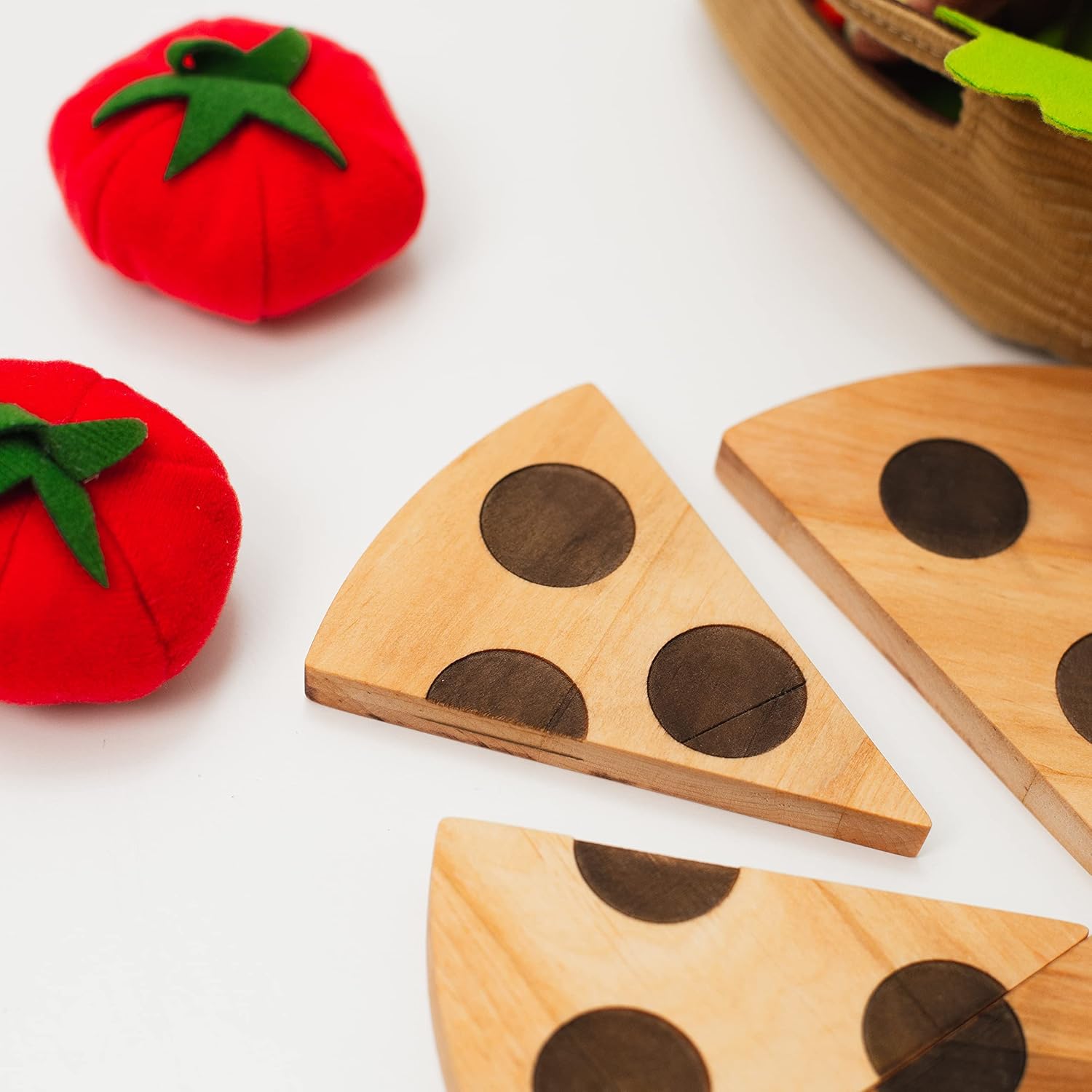 Enjoy The Wood Pizza Kitchen Toy Wooden Pretend Play Set