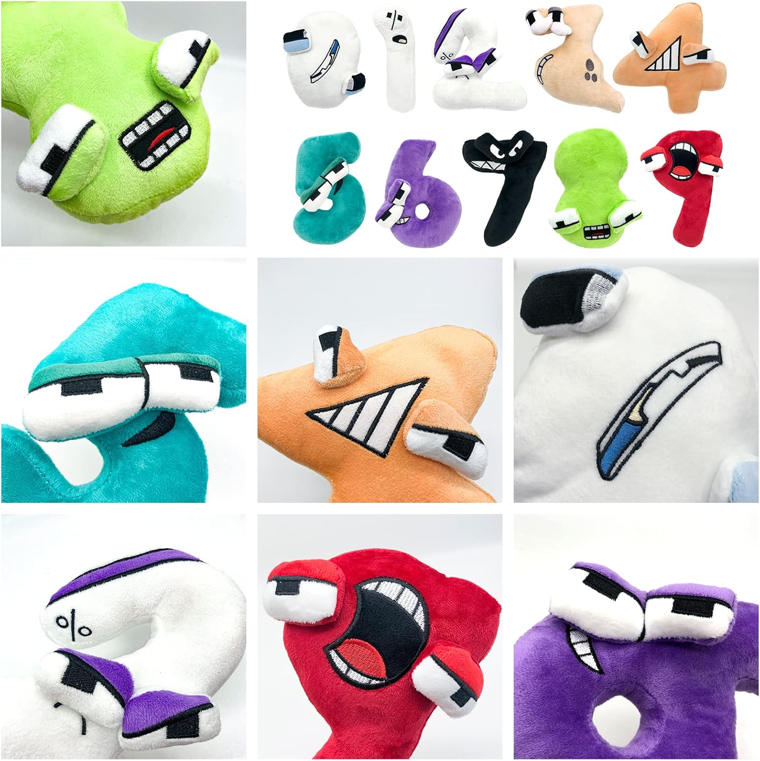 10PCS Nume Lore Plush Throw Pillow Plush Toy
