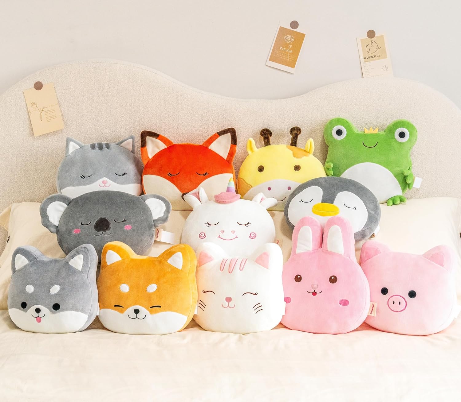 Lazada 2PC Frogs Plush Pillows for Kids and Toddlers