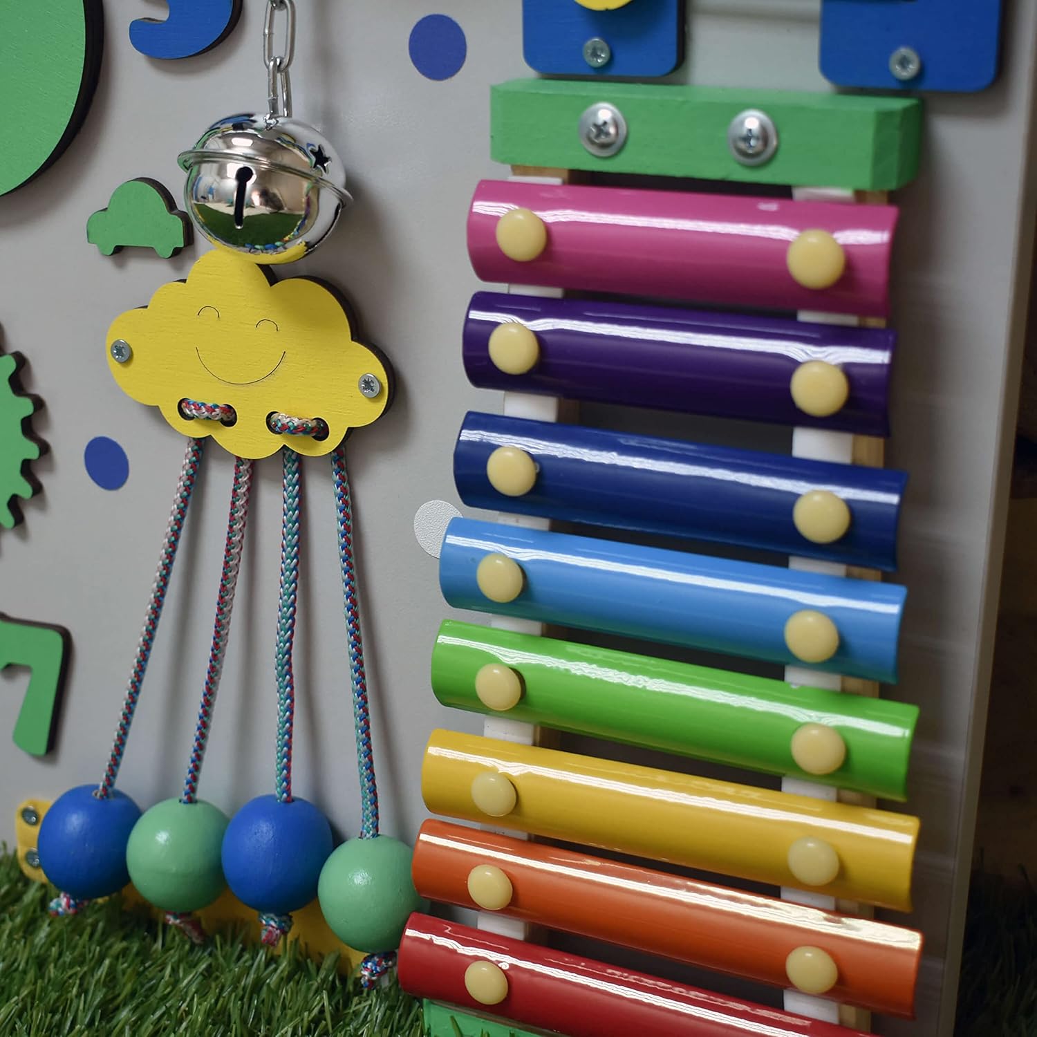 Montessori Busy Board for 1 Year Old Toddler