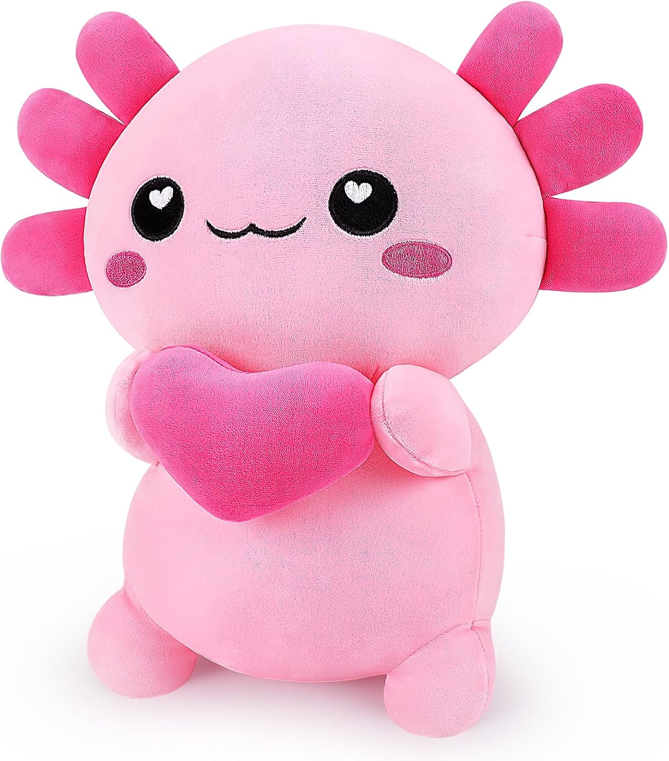 Achwishap Axolotl Plush Pillow 14 Inch Cuddly Stuffed Animal