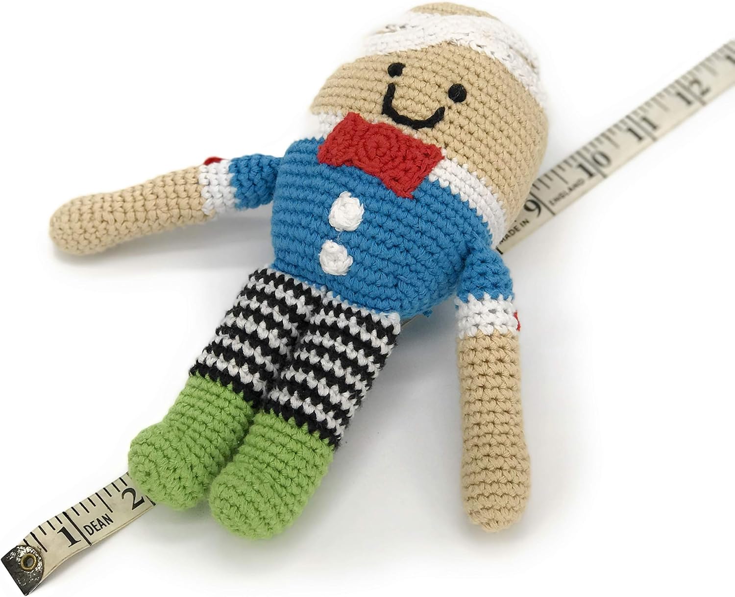 Pebble Handmade Humpty Dumpty Rattle - Fair Trade Machine Washable