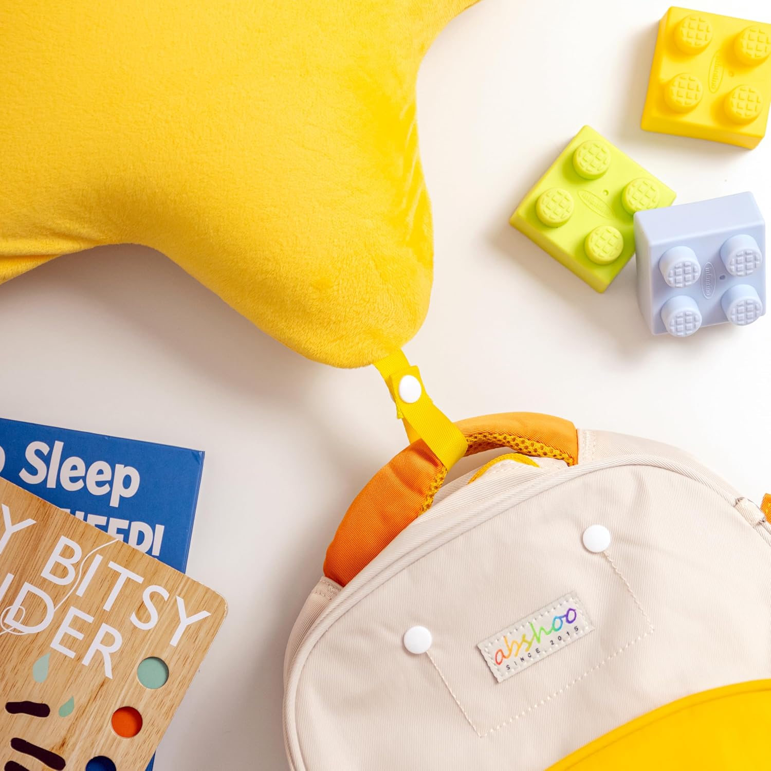 Kiddzentials Star Pillow 15in Yellow