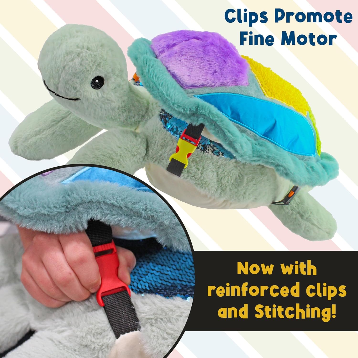 MEAVIA Weighted Sensory Sea Turtle Lap Pad 1