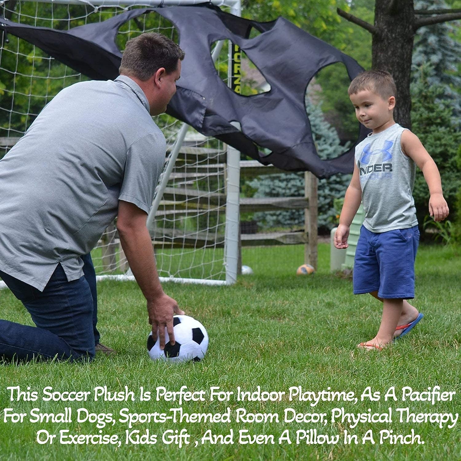T Play Soccer Ball Plush Pillow for Baby Room