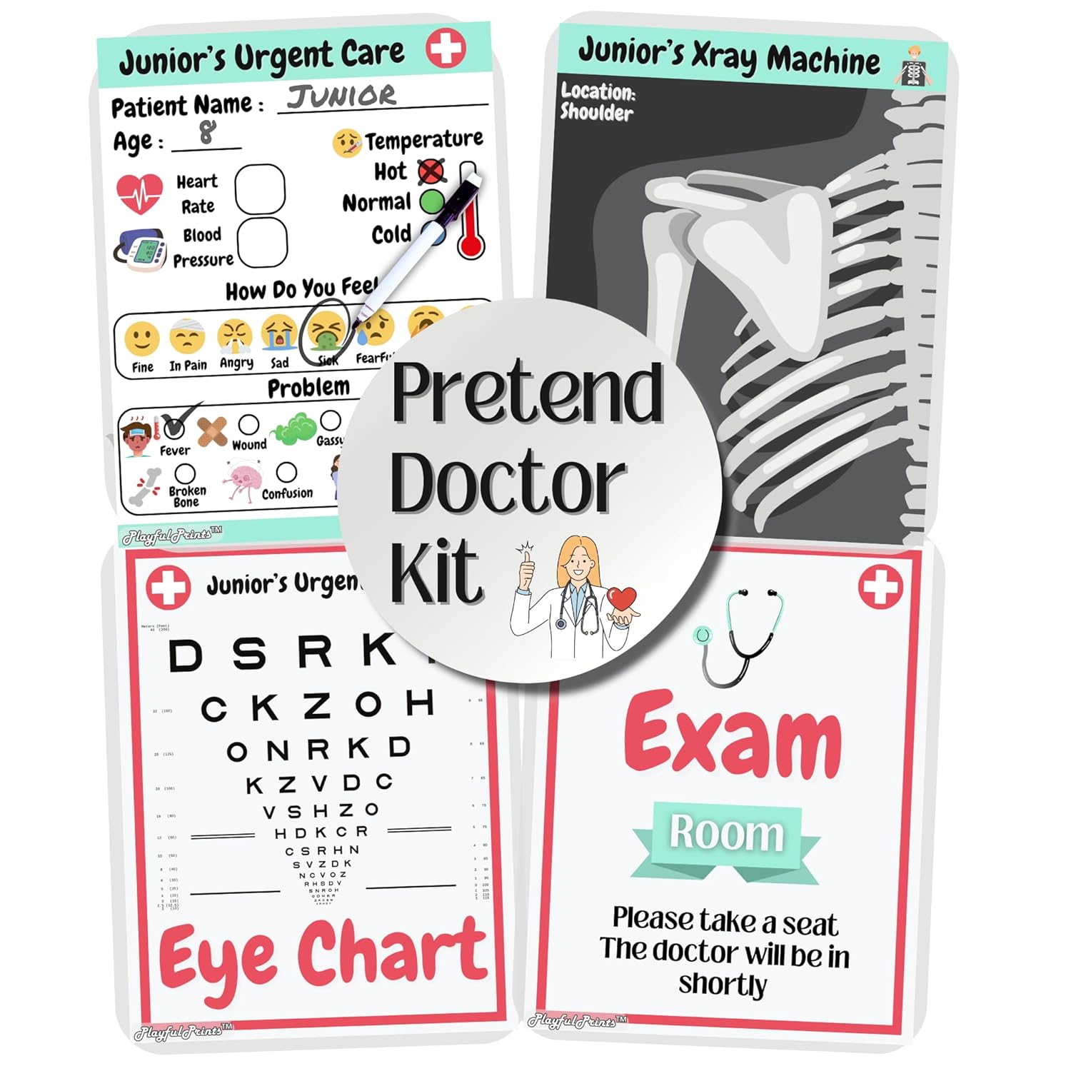 Sands PlayfulPrints Doctor Kit For Kids