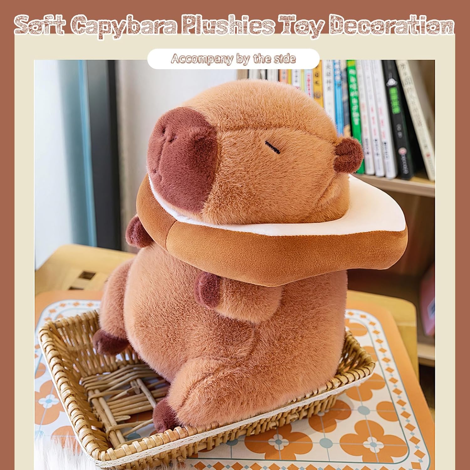 Kawaii Capybara Plush Pillow Toy for Kids and Adults