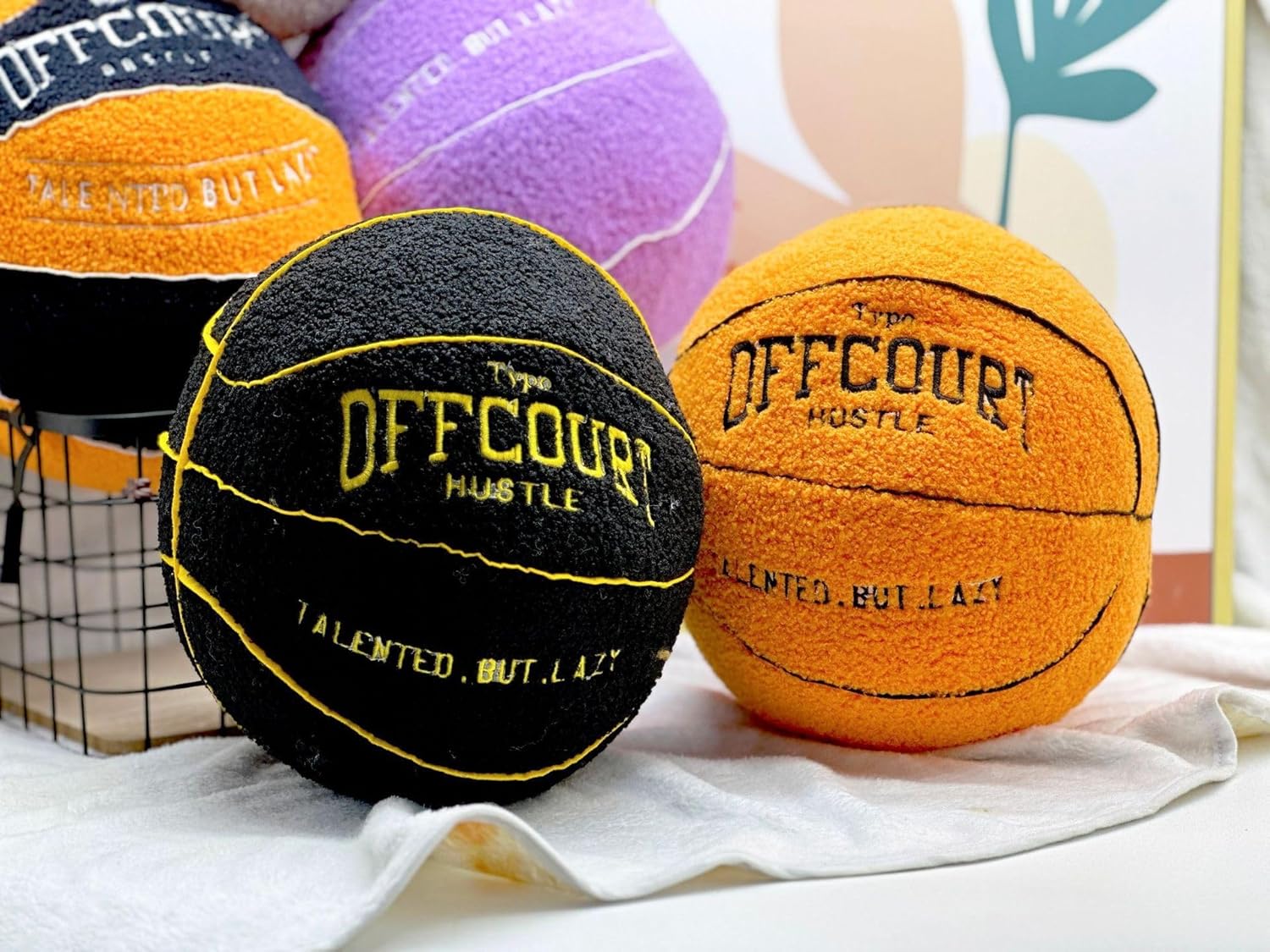 2023 New Basketball Pillow 11 Teddy Fleece Plush Decor
