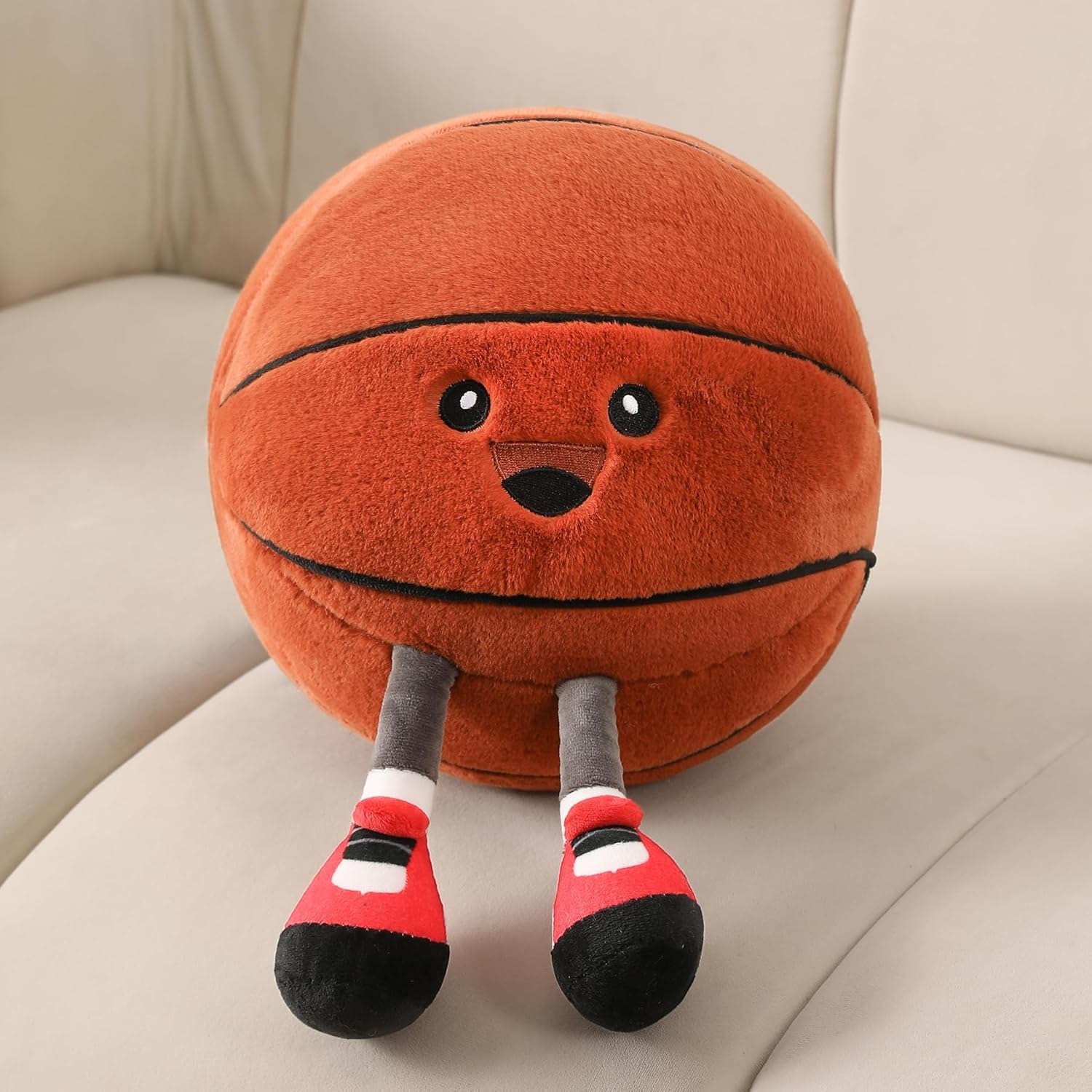 Cute Basketball Plush Pillow Toy for Kids