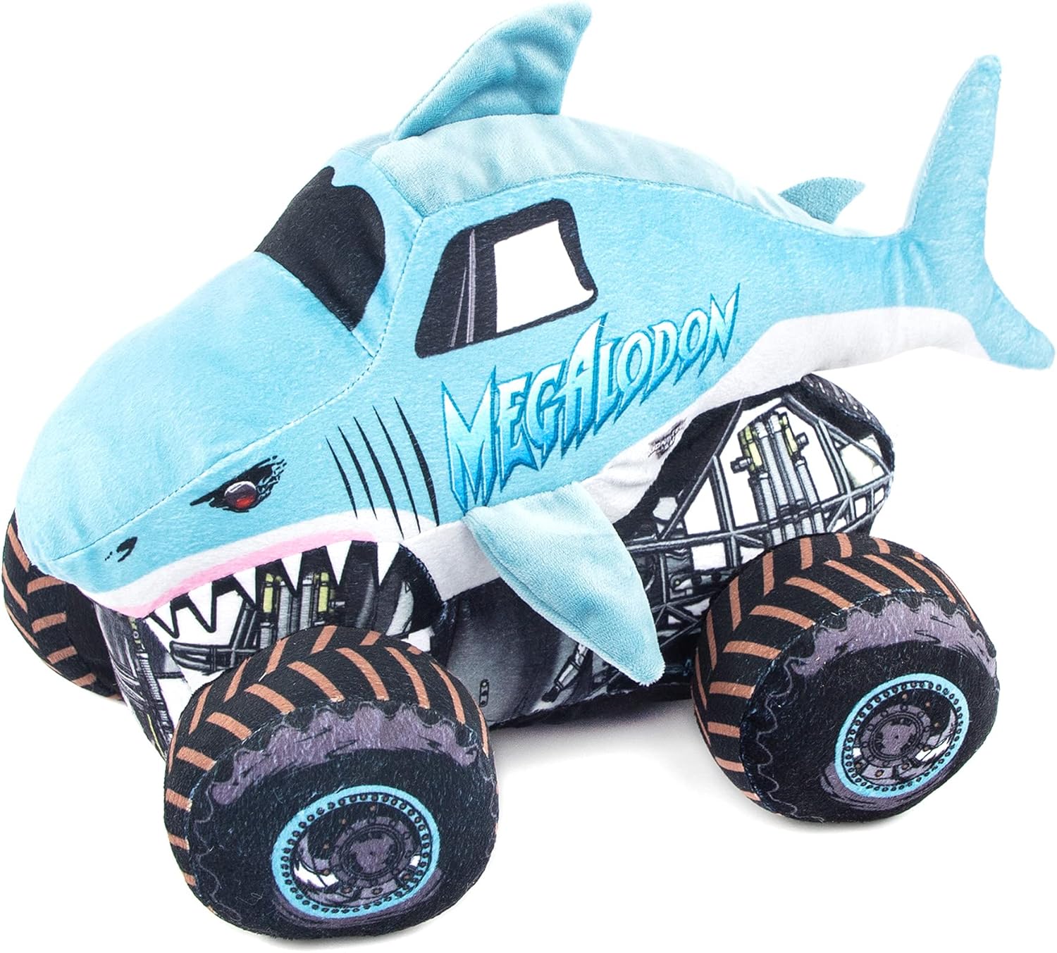 Jay Franco Monster Jam Plush Megalodon Pillow Buddy - 16 Inches