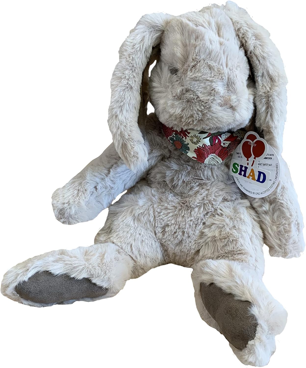 SHAD Easter Bunny Plush Toy - Soft Cuddly Rabbit with Floppy Ears