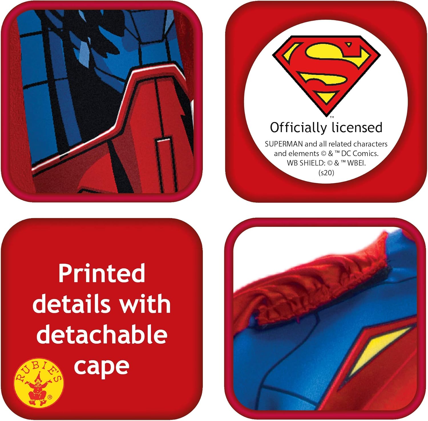 Rubies DC Universe Superman Costume for Kids Large