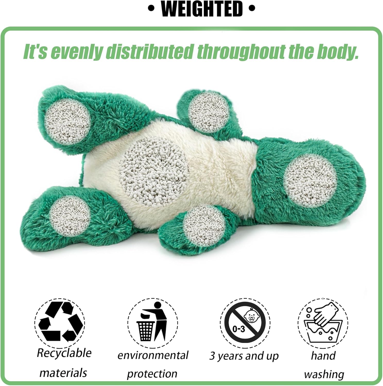 YOUBLEK 16 Dinosaur Weighted Plush Toy