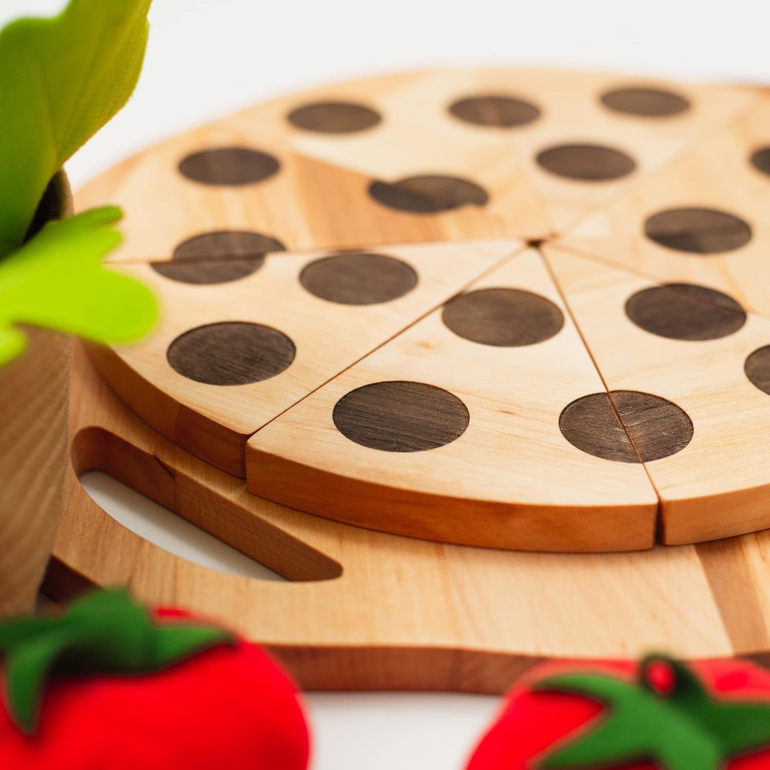 Enjoy The Wood Pizza Kitchen Toy Wooden Pretend Play Set