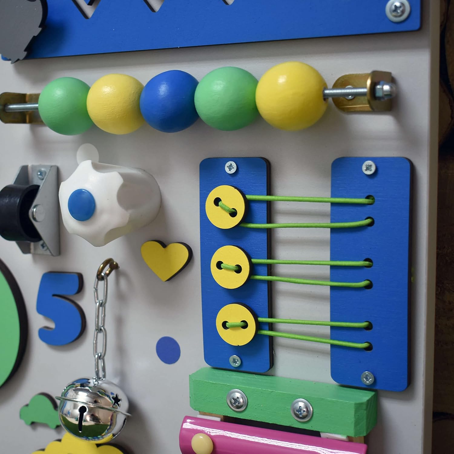 Montessori Busy Board for 1 Year Old Toddler