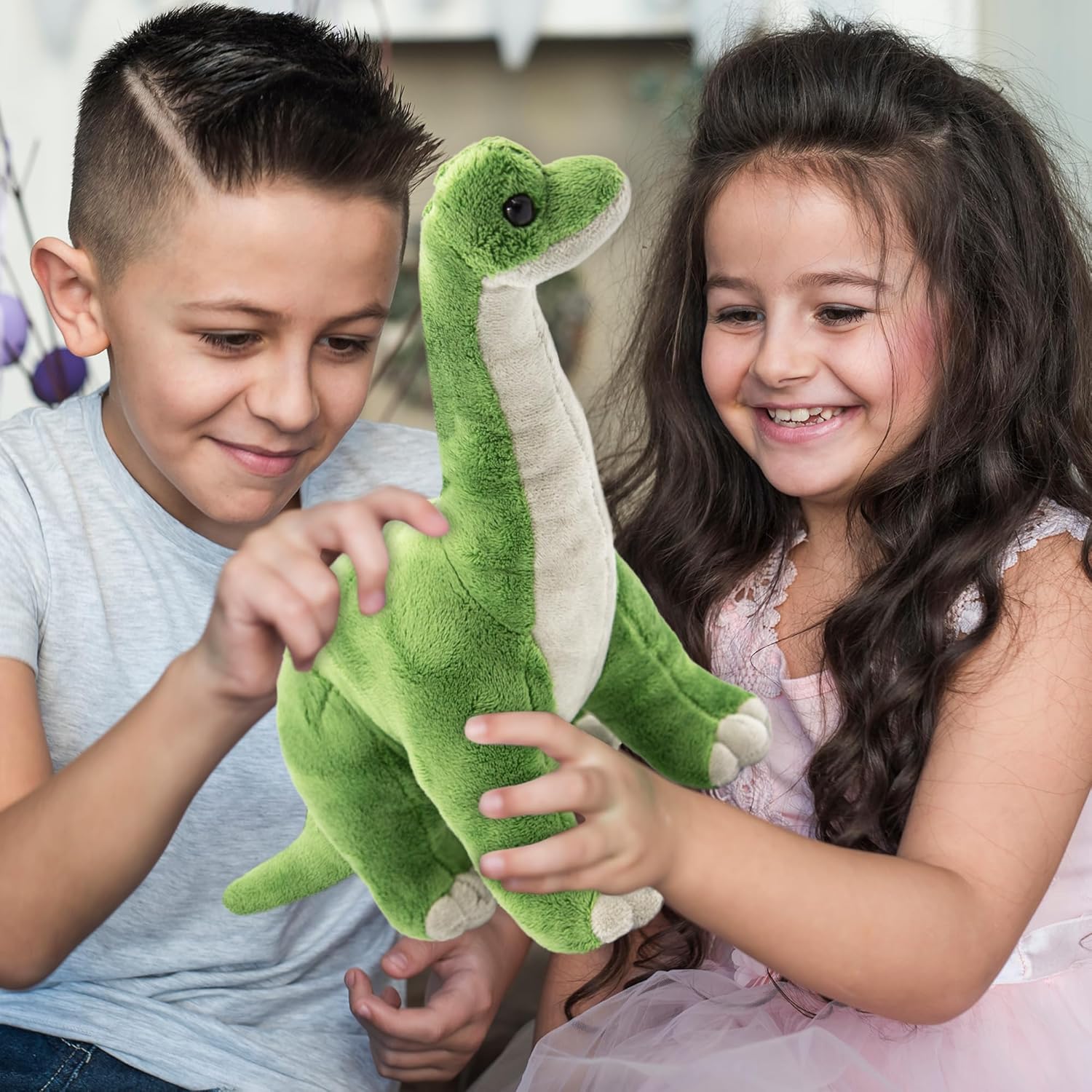 ArtCreativity Big Cozy Plush Brachiosaurus Dinosaur