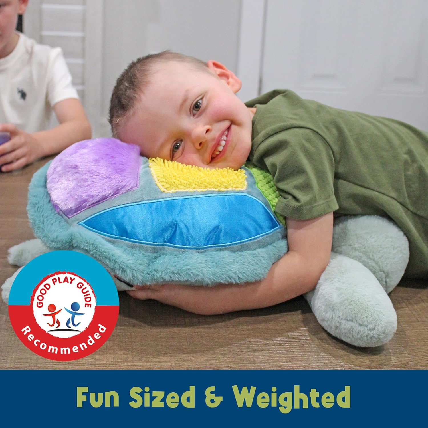 MEAVIA Weighted Sensory Sea Turtle Lap Pad 1