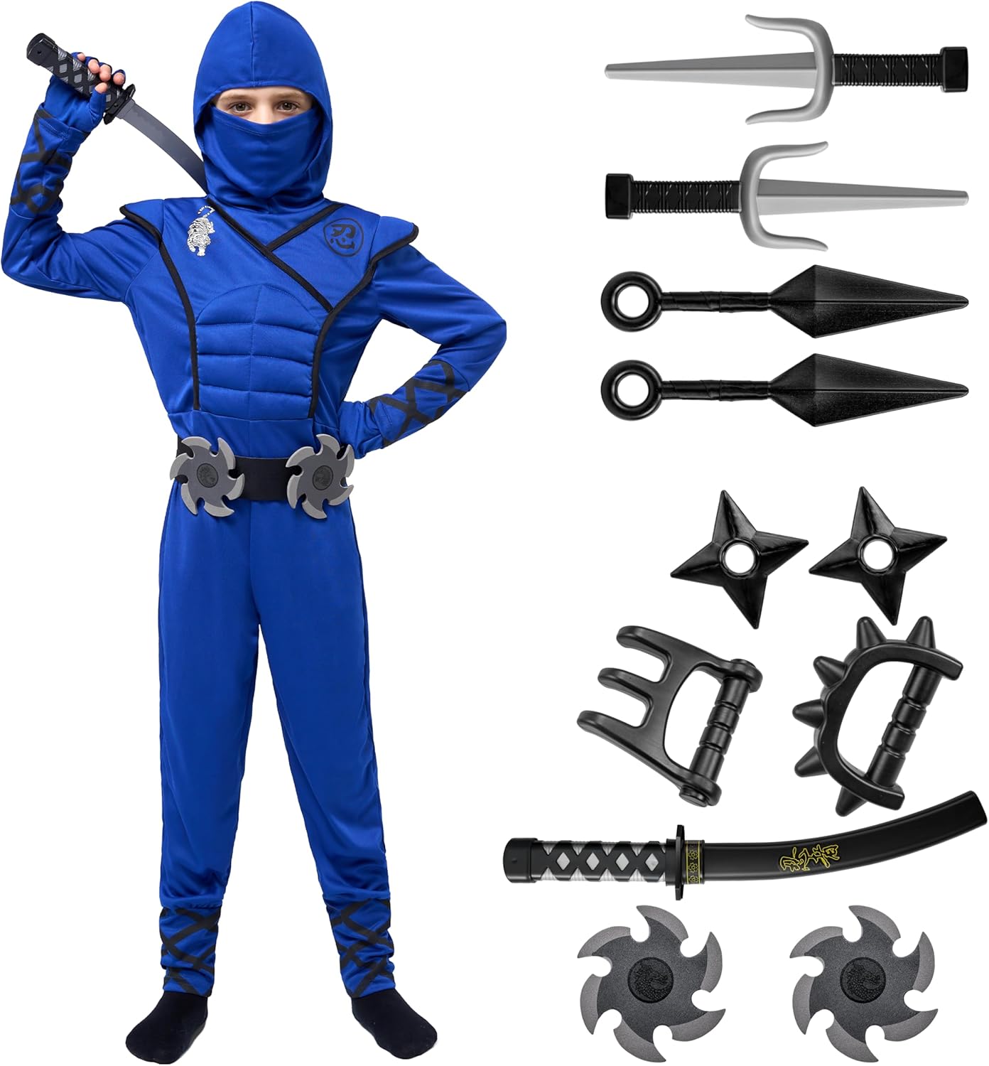 Spooktacular Halloween Ninja Costume for Kids
