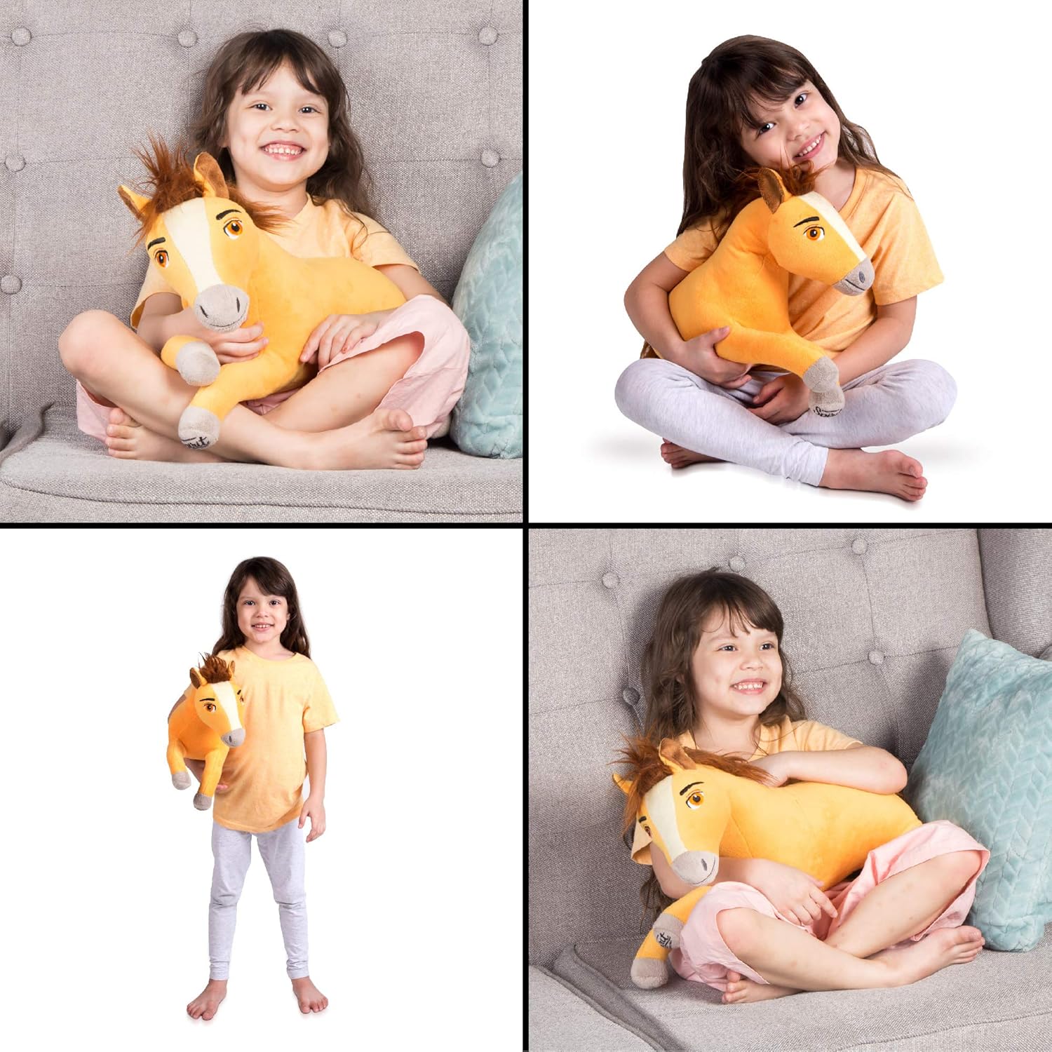 Franco Kids Bedding Plush Spirit Riding Free Horse Pillow Buddy