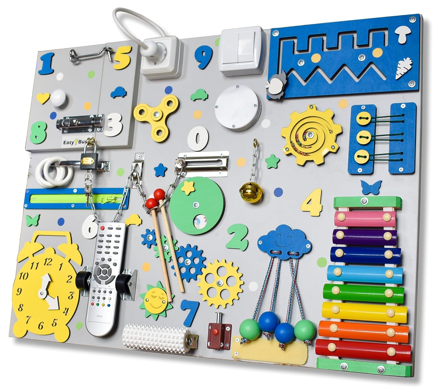 Montessori Busy Board for 1 Year Old Christmas Toddler Gift