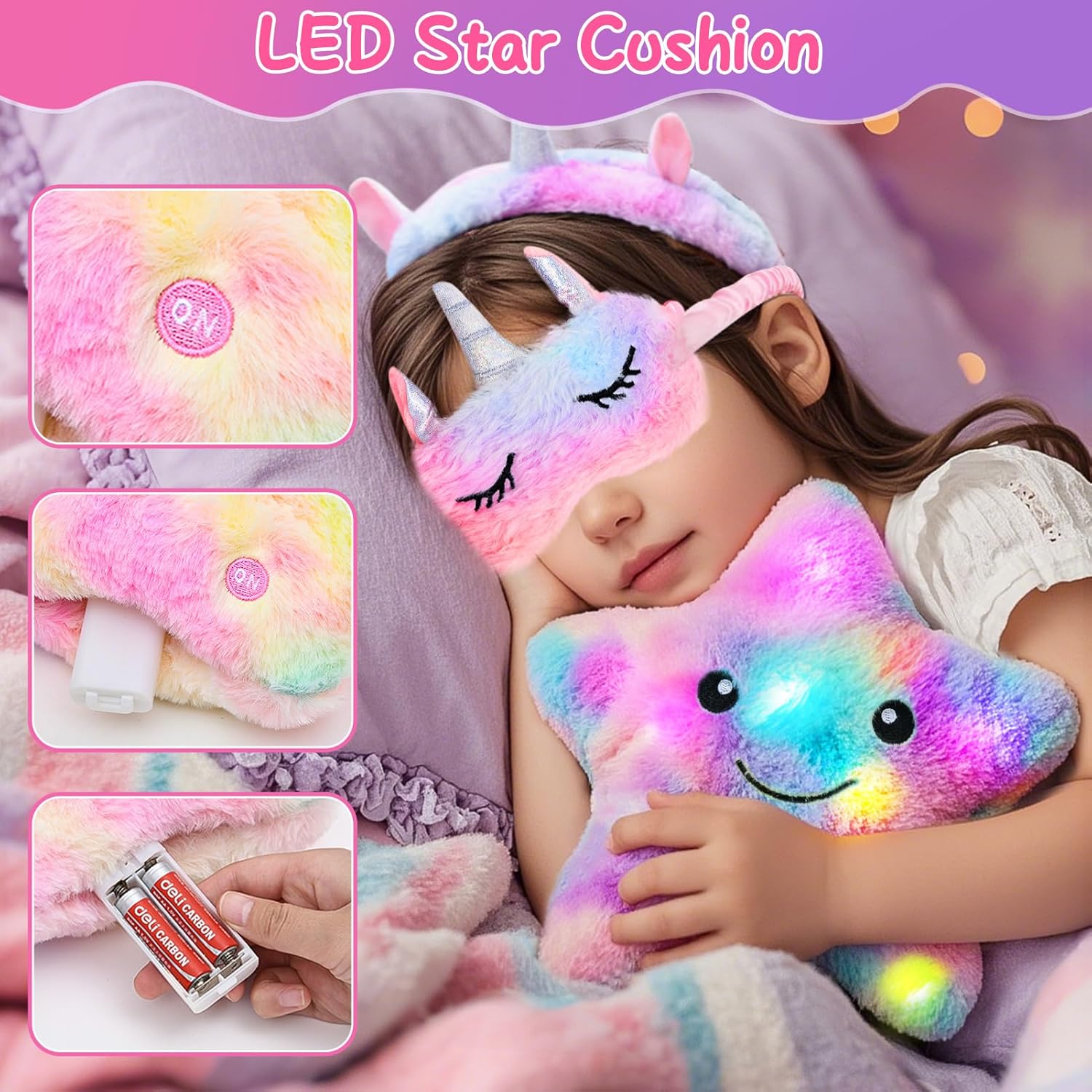 Tacobear Unicorn Gift Set for Girls 6-10 Years