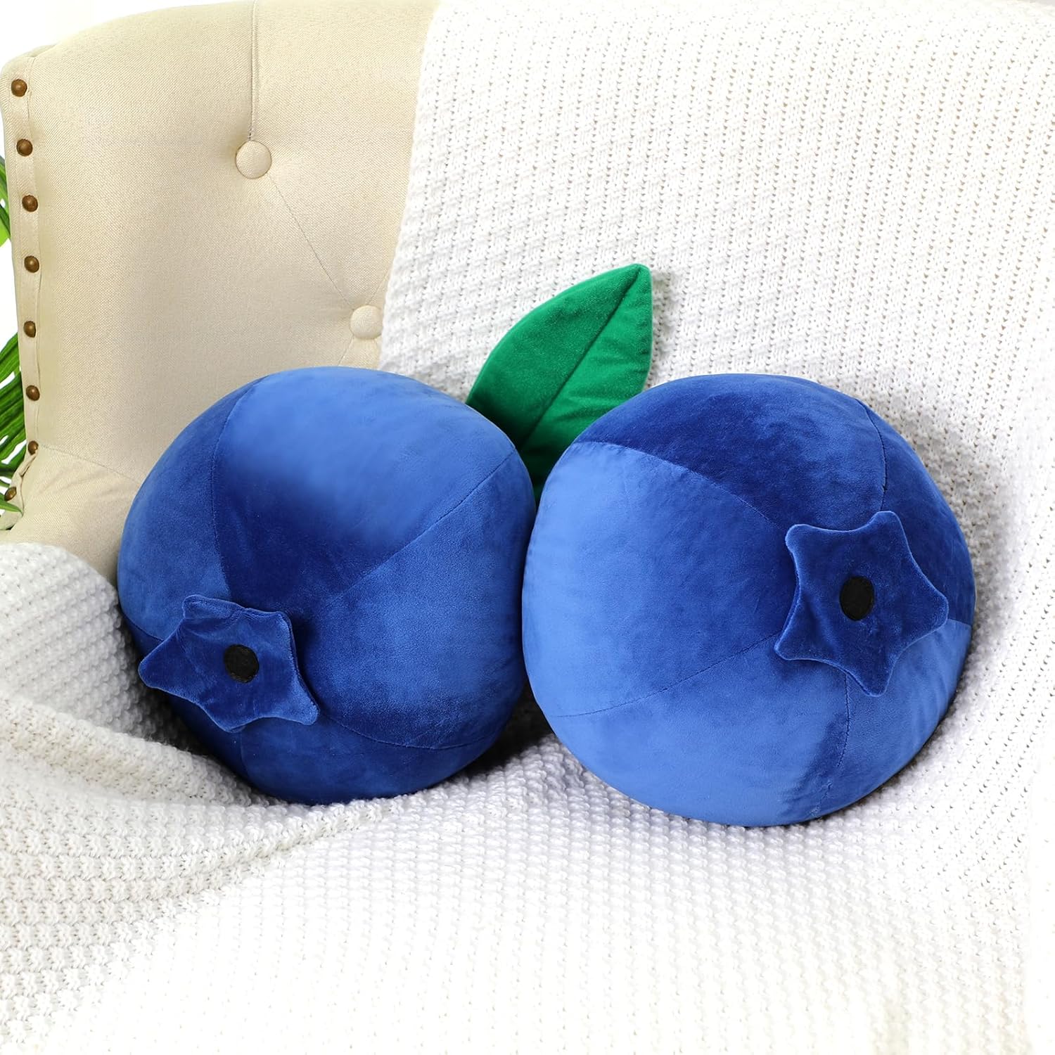 Beeveer Cute Blueberry Plush Pillow Kawaii Hugging Toy