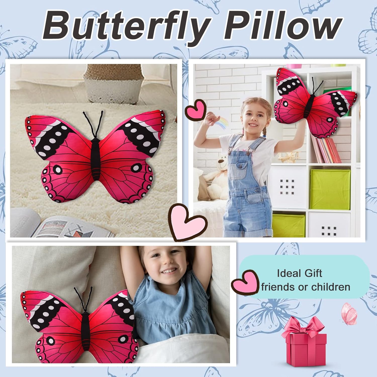 CHELEI2019 157 Butterfly Plush Pillow Toy