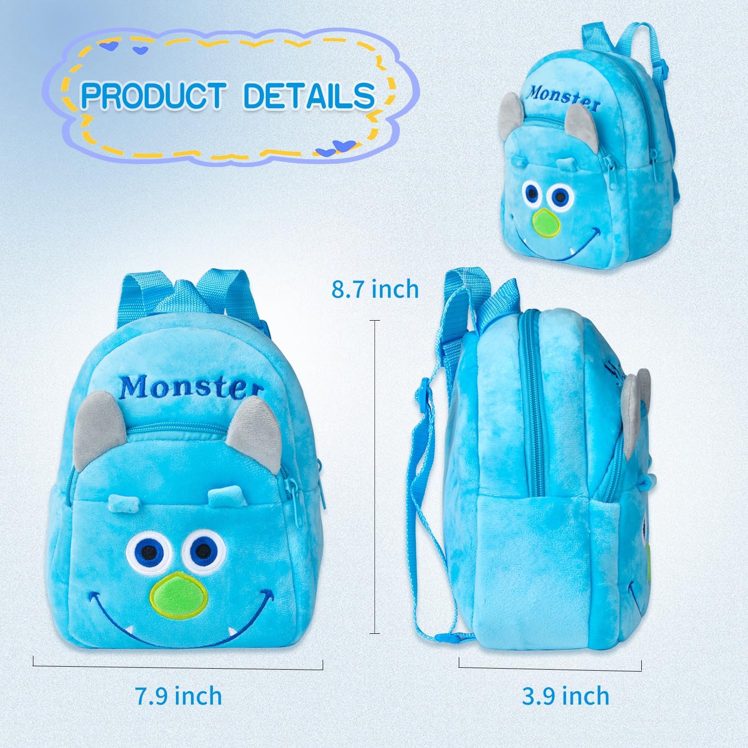 PEDOLLTREE 8 Pcs Reborn Baby Boy Doll Clothes Blue Puppy Set