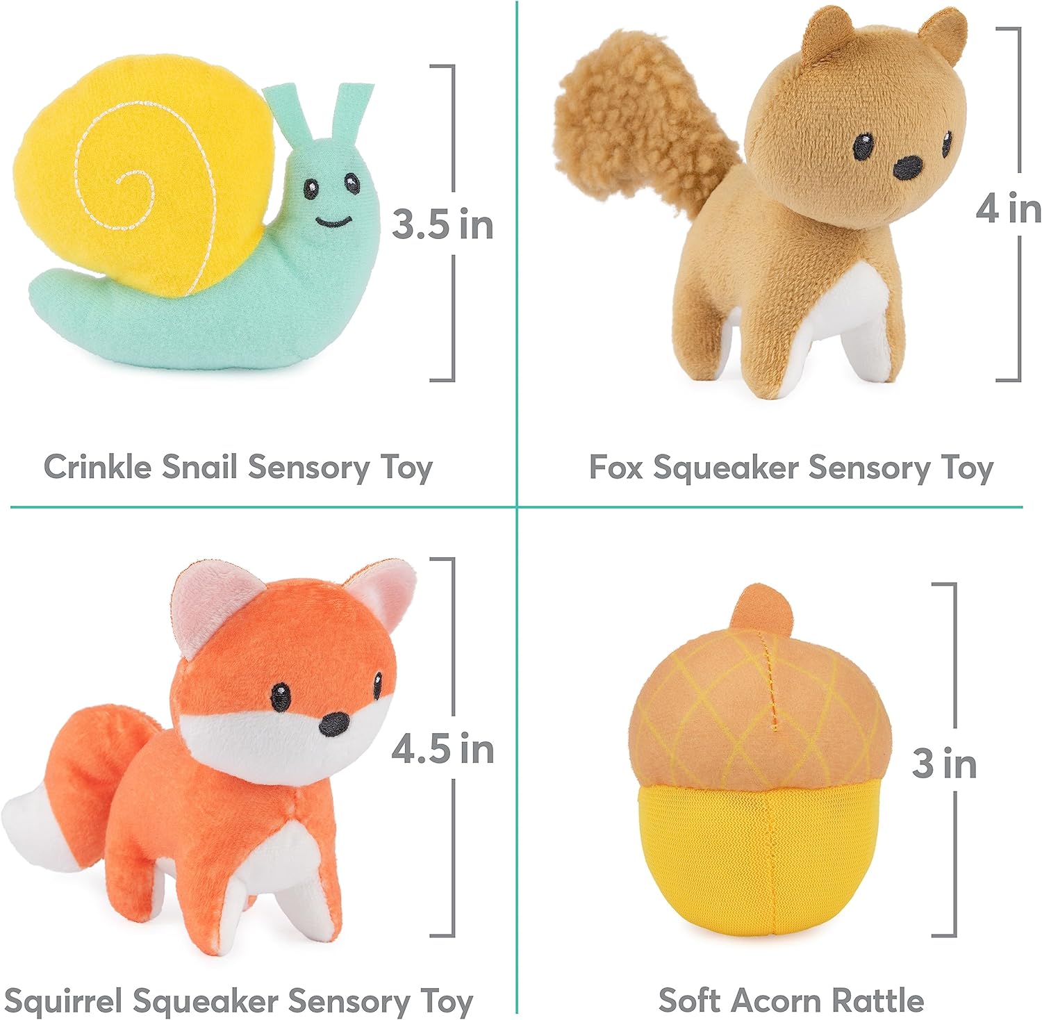GUND Baby Playset My Woodland Friends 5-Piece Plush Toy Set