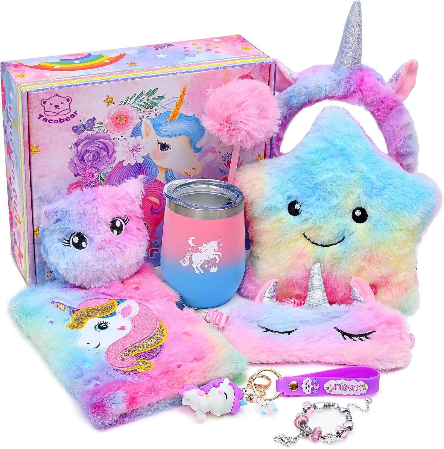 Tacobear Unicorn Gift Set for Girls 6-10 Years
