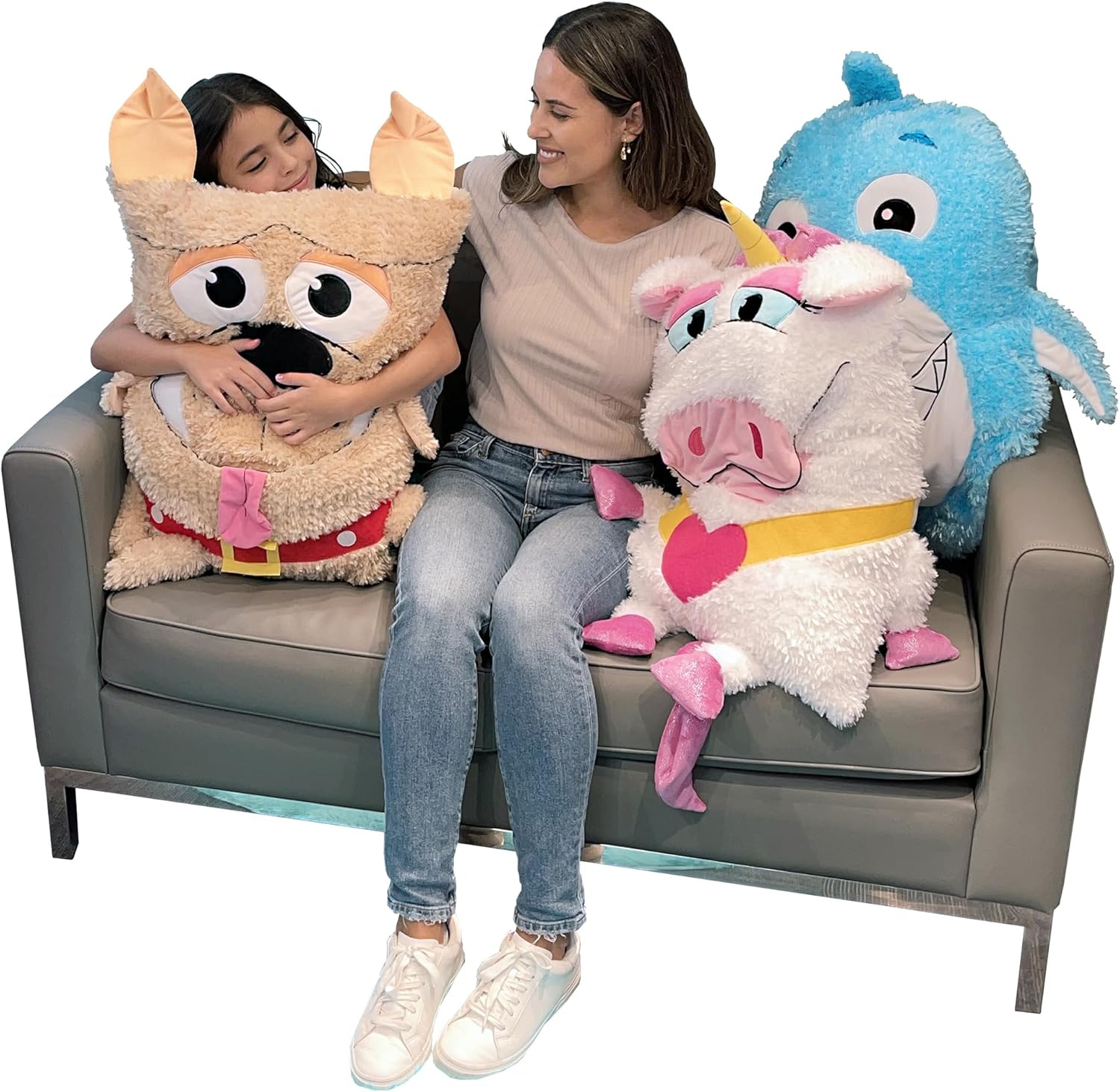 Shamzees Unicorn Plush Pillow Cover for Kids