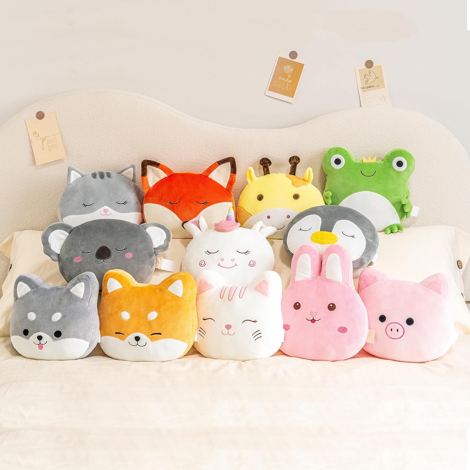 Lazada Kids Plush Corgi Pillow 15 Inches Gray