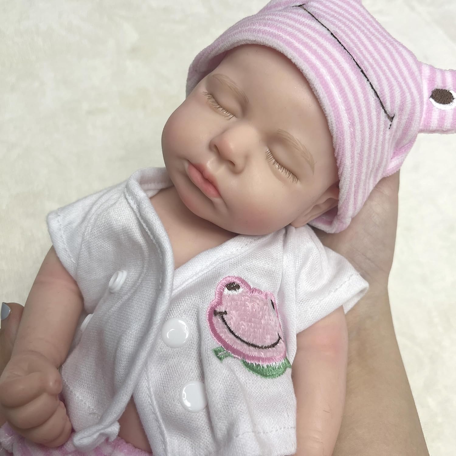OtardDolls 33cm Realistic Solid Silicone Reborn Baby Doll