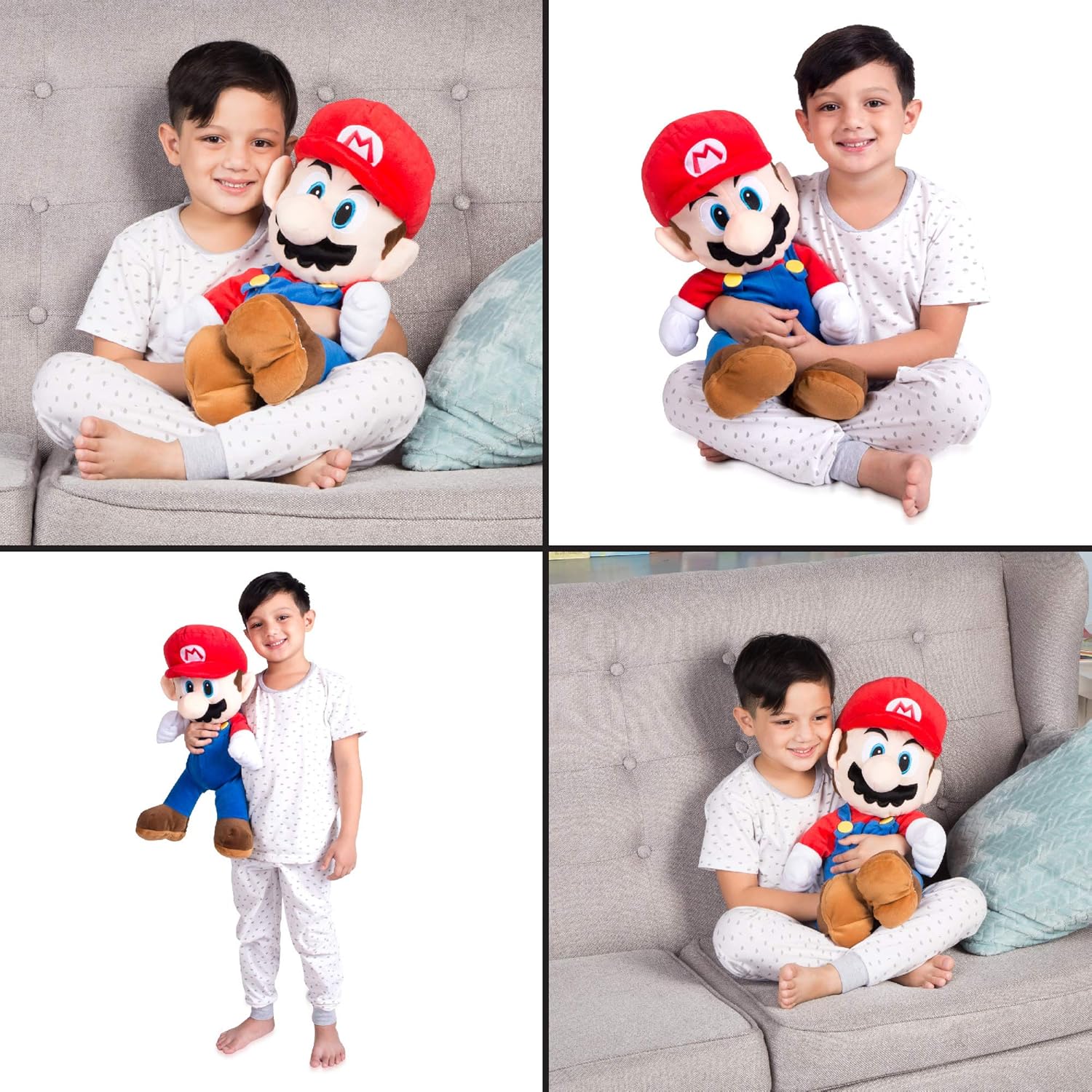 Super Mario Plush Cuddle Pillow Buddy for Kids