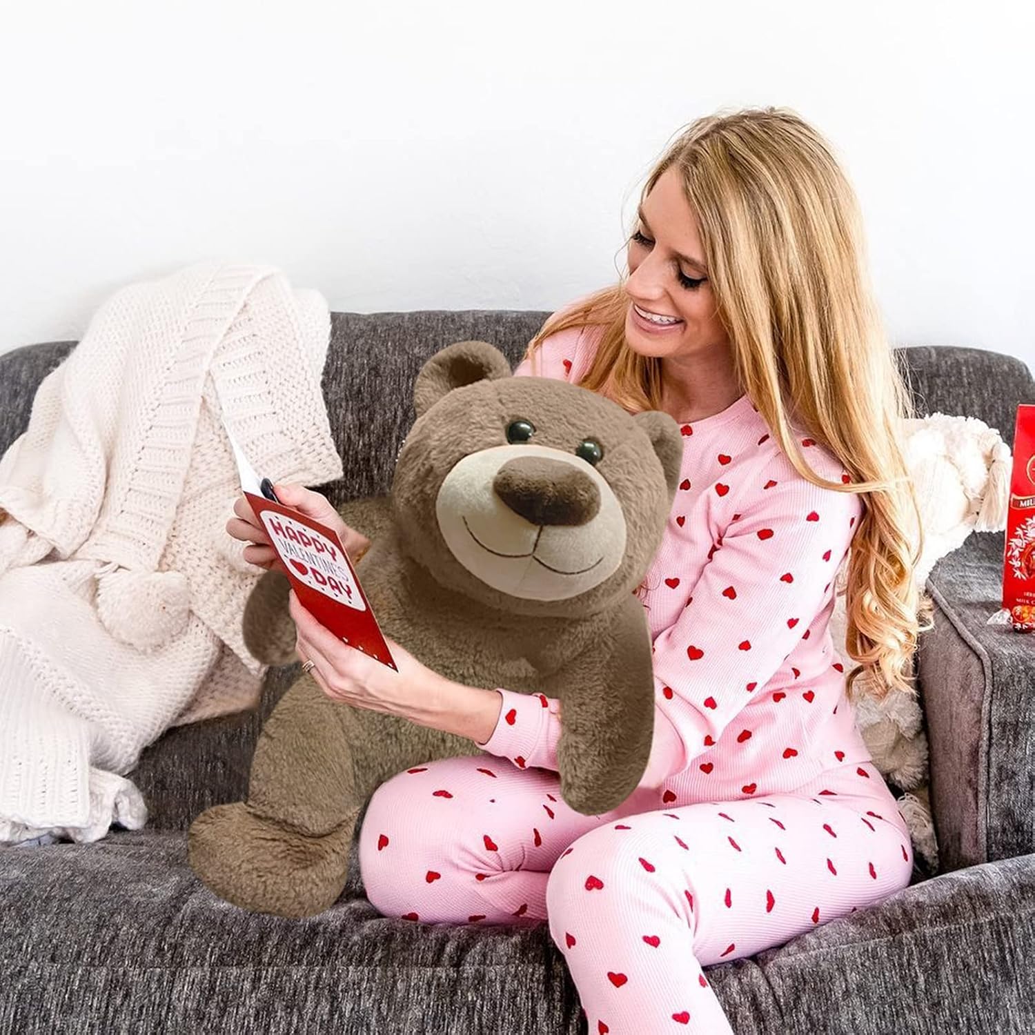 Mewkou 35 LB Weighted Bear Plush Toy