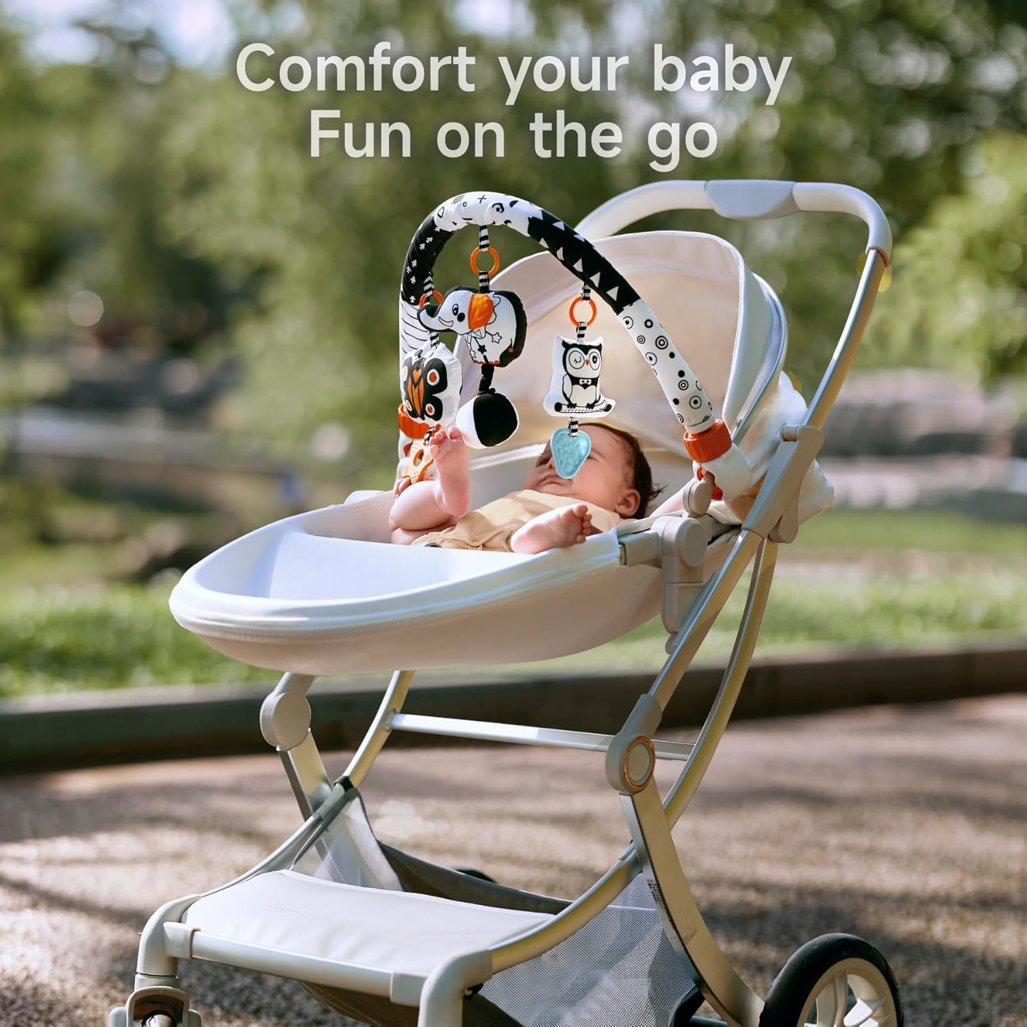 TUMAMA Car Seat Toys for Babies 0-6 Months 1