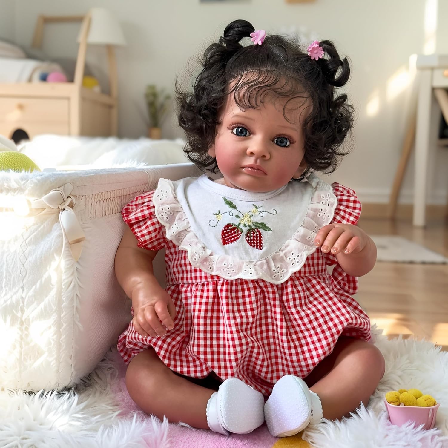 23 Inch Reborn Baby Dark Skin Tutti Doll