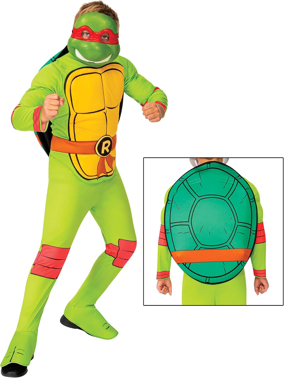 Rubies Boys Nickelodeon Retro Teenage Mutant Ninja Turtles Raphael Costume