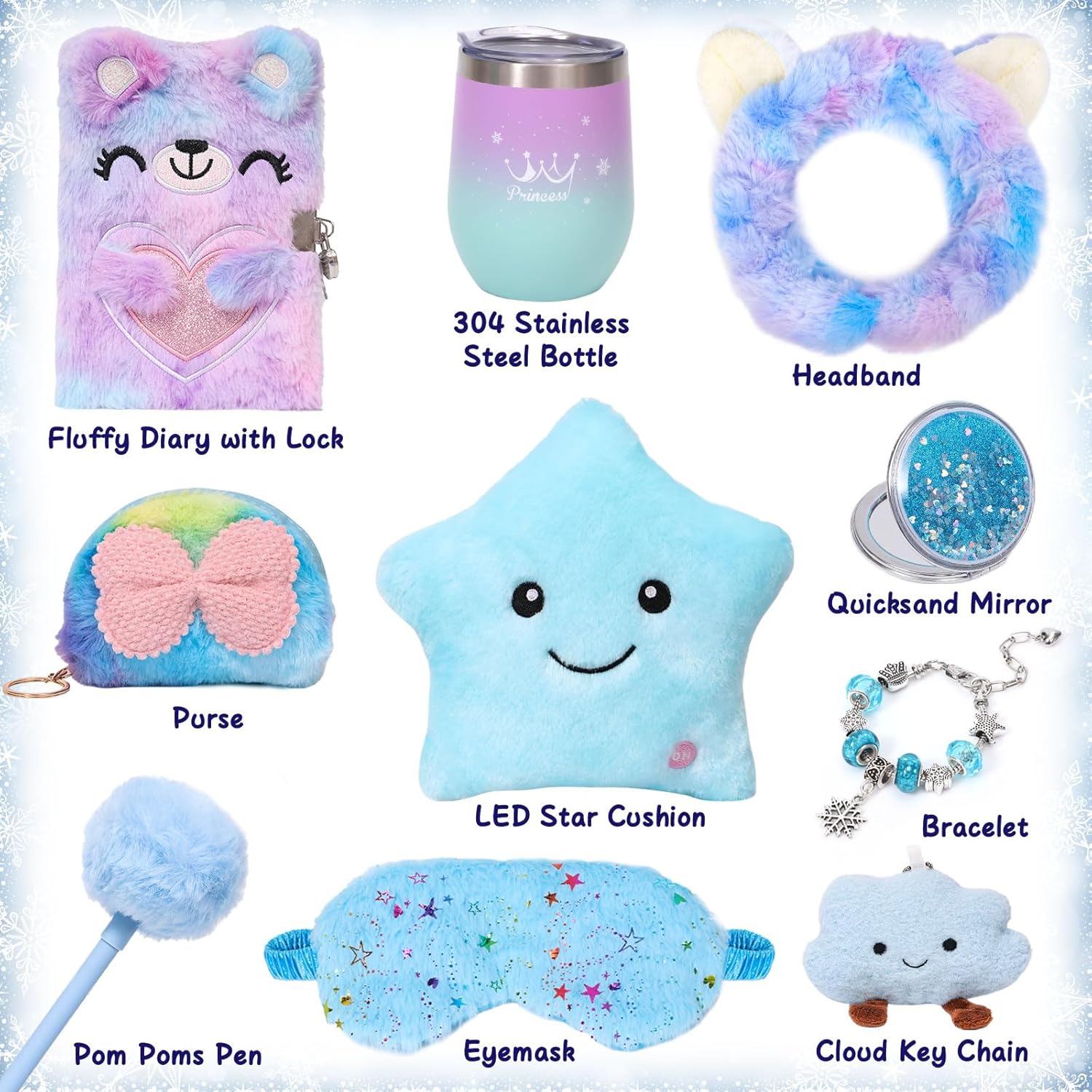 Golray Frozen Themed Plush Pillow Set for Girls