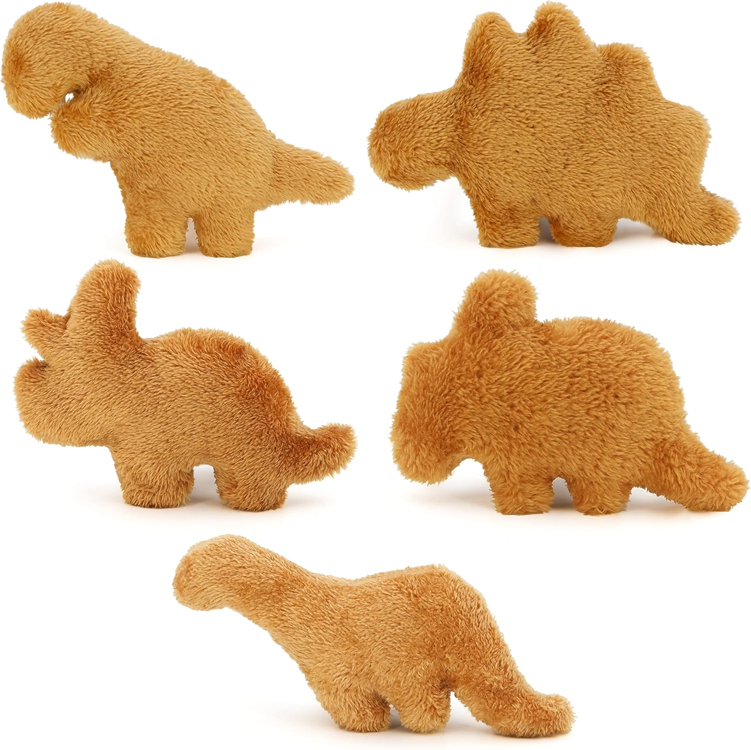 Mini Dino Chicken Nugget Plush Toy 42 Inches 5pc