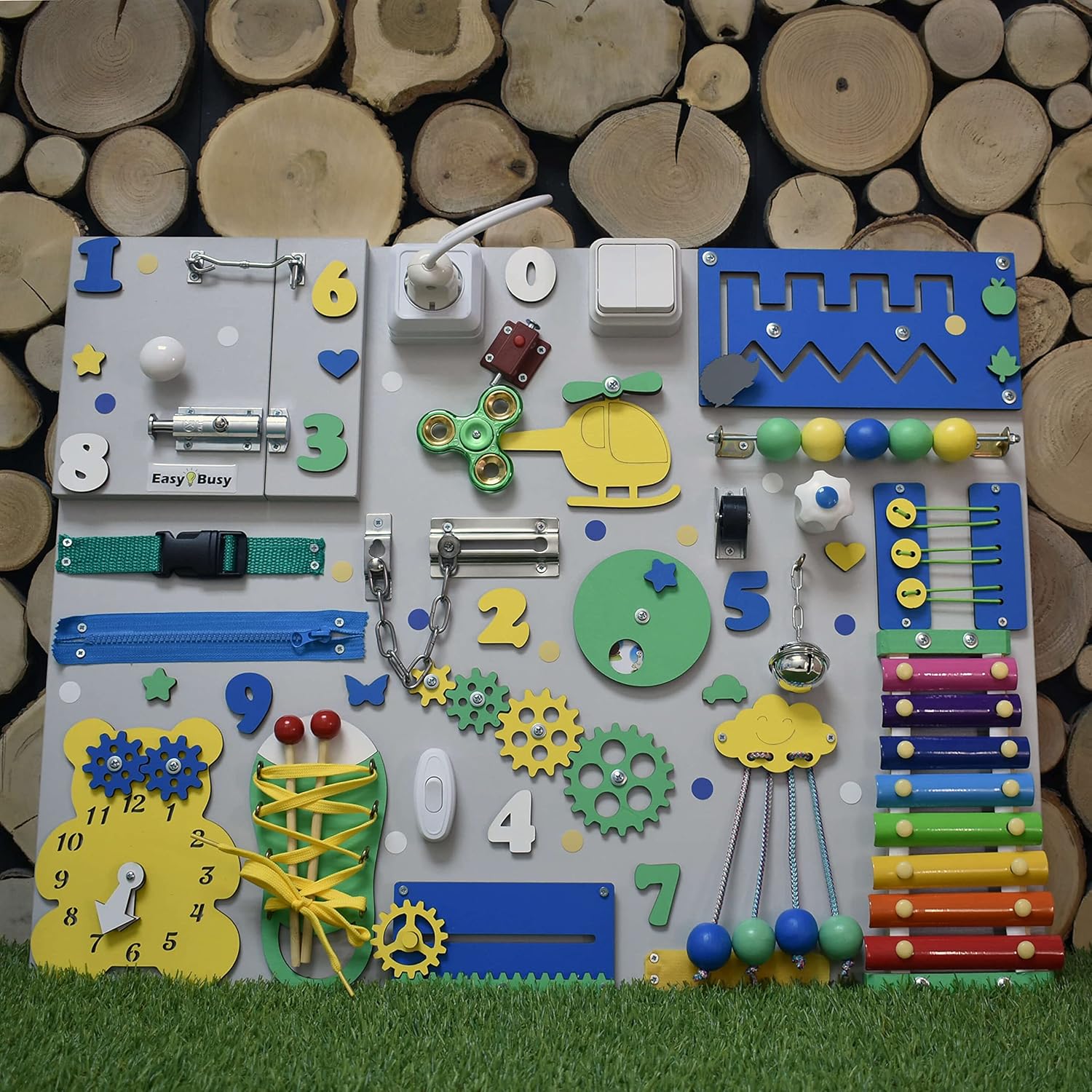 Montessori Busy Board for 1 Year Old Toddler