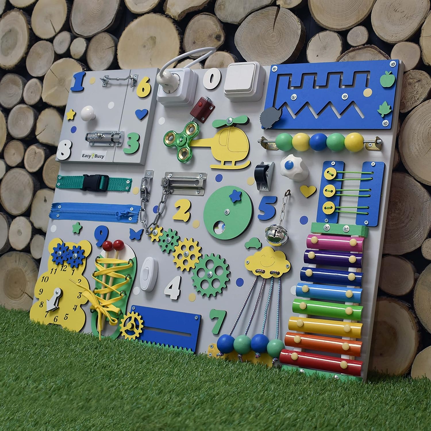Montessori Busy Board for 1 Year Old Toddler