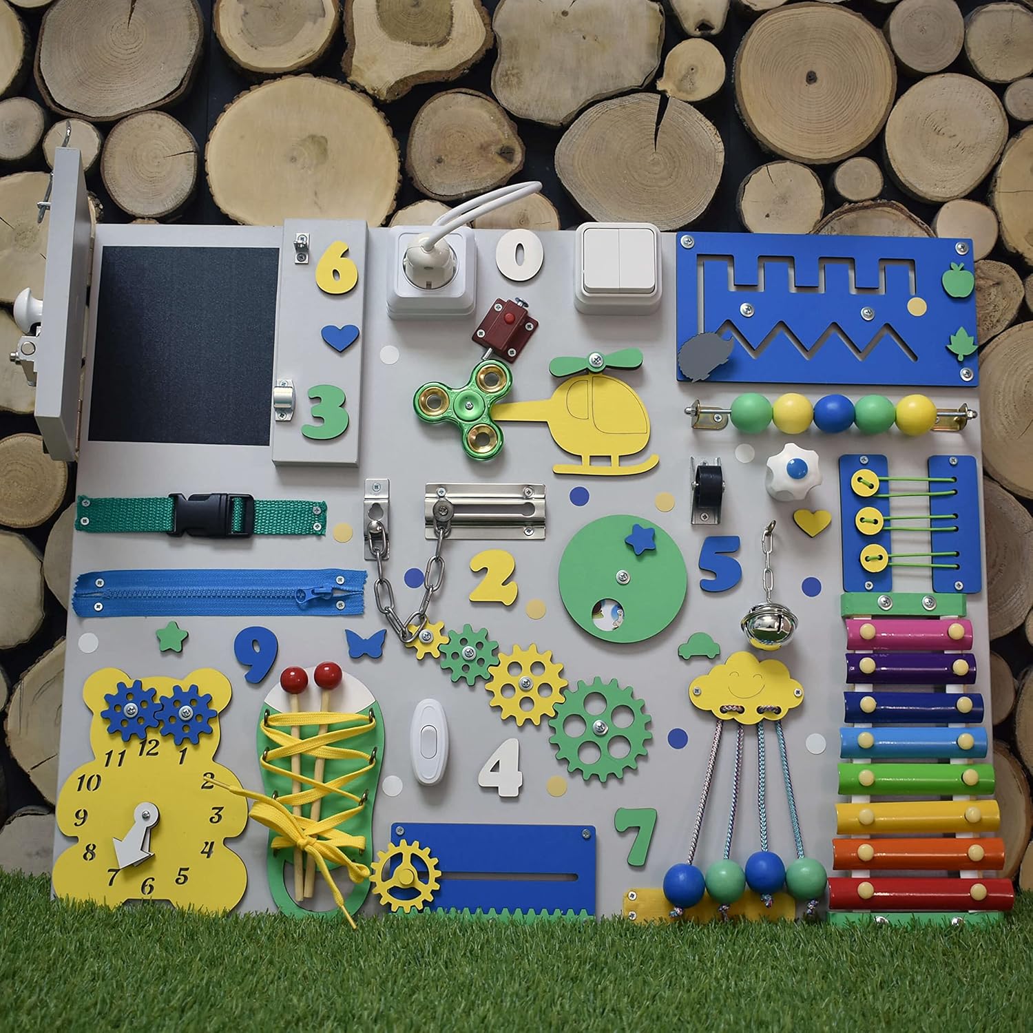 Montessori Busy Board for 1 Year Old Toddler