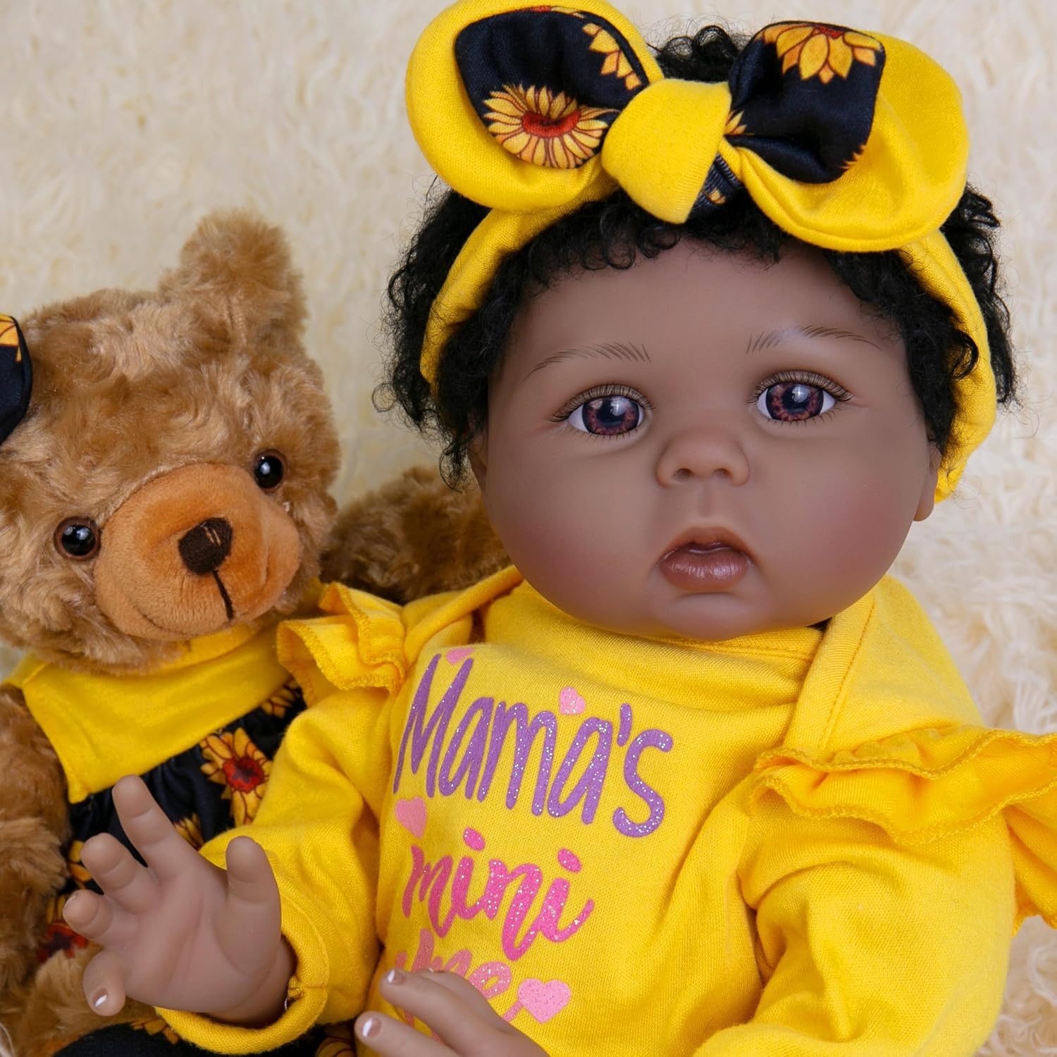 EKOKIZ Realistic 22-Inch Baby Doll with Accessories