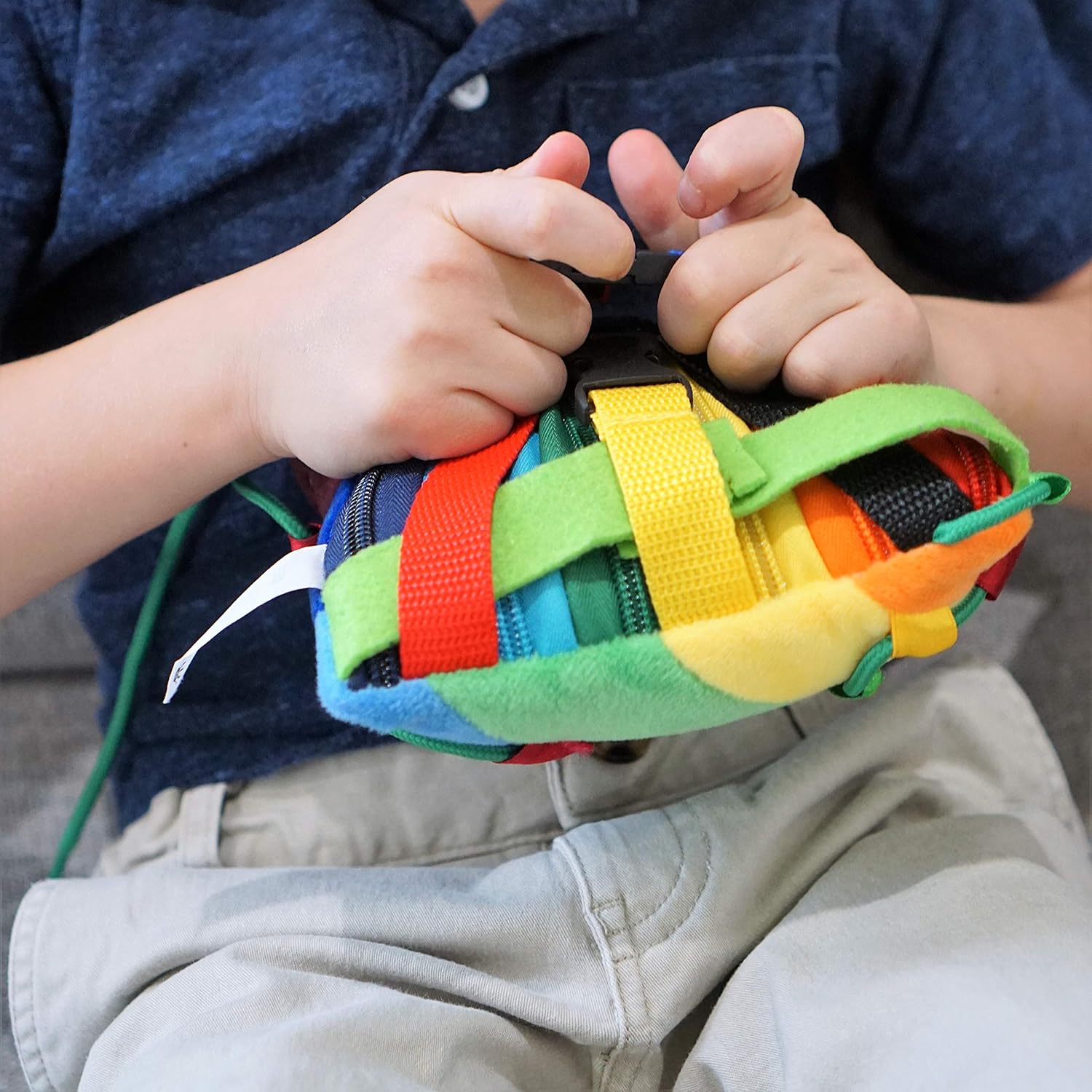 SENSORY4U Buckle Pillow Fine Motor Toy for Kids